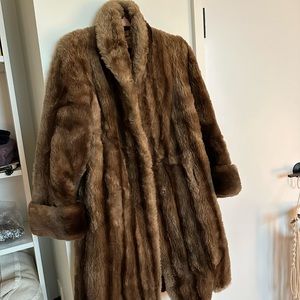Vintage faux fur coat